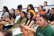 O IV Seminário do Programa de Pós-Graduação em Educação Escolar Indígena (PPGEEI), iniciou na segunda - feira, 23, com a  programação no auditório Paulo Freire, no Centro de Ciências Sociais e Educação (CCSE) da Universidade do Estado do Pará (Uepa) - Foto: Sidney Oliveira/Ascom Uepa.