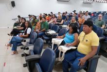 O IV Seminário do Programa de Pós-Graduação em Educação Escolar Indígena (PPGEEI), iniciou na segunda - feira, 23, com a  programação no auditório Paulo Freire, no Centro de Ciências Sociais e Educação (CCSE) da Universidade do Estado do Pará (Uepa) - Foto: Sidney Oliveira/Ascom Uepa.