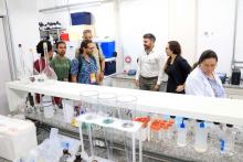 O Laboratório de Qualidade de Água da Amazônia (LabÁgua - Uepa) localizado no Parque Ciência Tecnologia, recebeu a visita da comitiva Swissnex Brazil, integrada por pesquisadores suiços e brasileiros, na tarde da quarta - feira, 23. Foto: Sidney Oliveira/Ascom Uepa
