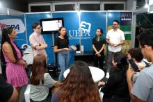 Foi lançado no estande da Eduepa que integra a Feira do Livro, o  Ebook " Gênero e Sexualidade  na Amazônia", na tarde dessa quarta-feira (21). - Foto: Sidney Oliveira/Ascom Uepa.