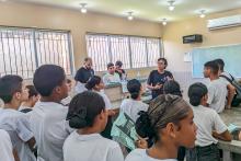 Mostra de química e sustentabilidade na escola Brigadeiro Fontenelle. Foto: Divulgação.