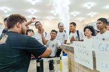 Mostra de química e sustentabilidade na escola Brigadeiro Fontenelle. Foto: Divulgação.