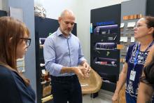 Visita ao espaço da Materioteca