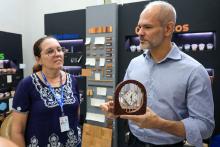 Visita ao espaço da Materioteca