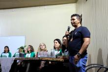 Integrantes da mesa de abertura falam da importância do projeto. Foto: Sidney Oliveira/Ascom Uepa.