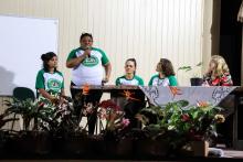 Integrantes da mesa de abertura falam da importância do projeto. Foto: Sidney Oliveira/Ascom Uepa.