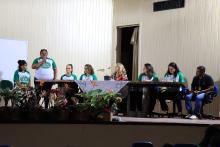 Integrantes da mesa de abertura falam da importância do projeto. Foto: Sidney Oliveira/Ascom Uepa.