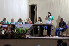 Integrantes da mesa de abertura falam da importância do projeto. Foto: Sidney Oliveira/Ascom Uepa.