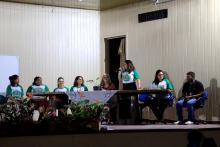 Integrantes da mesa de abertura falam da importância do projeto. Foto: Sidney Oliveira/Ascom Uepa.