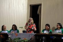 Integrantes da mesa de abertura falam da importância do projeto. Foto: Sidney Oliveira/Ascom Uepa.