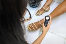 A Universidade do Estado do Pará (Uepa) sediou na manhã desta sexta-feira, 18, o mutirão de atendimento dermatológico com foco em hanseníase, promovido pela Sociedade Brasileira de Dermatologia (SBD) em parceria com a International League of Dermatological Society (ILDS). Foto: Sidney Oliveira/Ascom Uepa