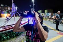 Mais de 180 pessoas compareceram na Usina da Paz do Benguí, nesta quinta-feira, 14, para a observação do céu noturno proporcionada pelo Centro de Ciências e Planetário do Pará.