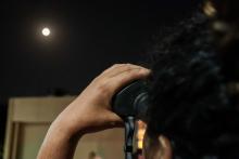 Mais de 180 pessoas compareceram na Usina da Paz do Benguí, nesta quinta-feira, 14, para a observação do céu noturno proporcionada pelo Centro de Ciências e Planetário do Pará.