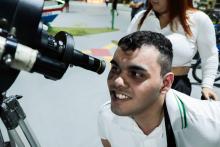 Mais de 180 pessoas compareceram na Usina da Paz do Benguí, nesta quinta-feira, 14, para a observação do céu noturno proporcionada pelo Centro de Ciências e Planetário do Pará.