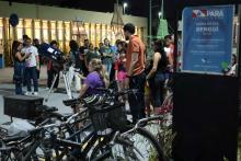 Mais de 180 pessoas compareceram na Usina da Paz do Benguí, nesta quinta-feira, 14, para a observação do céu noturno proporcionada pelo Centro de Ciências e Planetário do Pará.