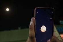 Mais de 180 pessoas compareceram na Usina da Paz do Benguí, nesta quinta-feira, 14, para a observação do céu noturno proporcionada pelo Centro de Ciências e Planetário do Pará.