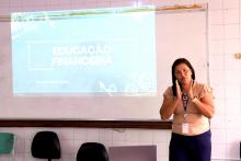 A Diretoria de Gestão de Pessoas, realizou,  na manhã desta terça-feira, 14,  uma Oficina de Servidor Empreendedor, com Palestra sobre educação financeira. Foto: Sidney Oliveira/Ascom Uepa.