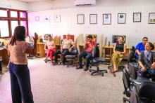 A Diretoria de Gestão de Pessoas, realizou,  na manhã desta terça-feira, 14,  uma Oficina de Servidor Empreendedor, com Palestra sobre educação financeira. Foto: Sidney Oliveira/Ascom Uepa.