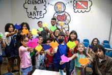 Planetário promove minicurso e oficinas de férias. Na foto, Origami. Foto: Sidney Oliveira / Ascom Uepa
