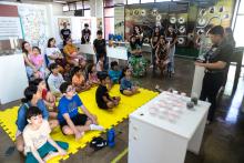 Planetário promove minicurso e oficinas de férias. Foto: Sidney Oliveira / Ascom Uepa