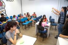 Planetário promove minicurso e oficinas de férias. Na foto, Origami. Foto: Sidney Oliveira / Ascom Uepa
