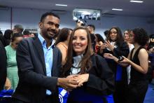 Na noite de quarta-feira, 18, a Universidade do Estado do Pará (Uepa) realizou a outorga de grau das primeiras turmas de graduação em Parauapebas, no sudeste do Pará. Ao todo, 37 alunos receberam seu diploma nas áreas de Licenciatura em Matemática, Bacharelado em Engenharia de Software e Licenciatura em Ciências Biológicas. Foto: Sidney Oliveira/Ascom Uepa.