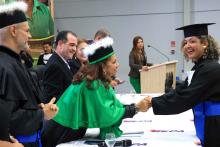 Na noite de quarta-feira, 18, a Universidade do Estado do Pará (Uepa) realizou a outorga de grau das primeiras turmas de graduação em Parauapebas, no sudeste do Pará. Ao todo, 37 alunos receberam seu diploma nas áreas de Licenciatura em Matemática, Bacharelado em Engenharia de Software e Licenciatura em Ciências Biológicas. Foto: Sidney Oliveira/Ascom Uepa.