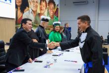 Na noite de quarta-feira, 18, a Universidade do Estado do Pará (Uepa) realizou a outorga de grau das primeiras turmas de graduação em Parauapebas, no sudeste do Pará. Ao todo, 37 alunos receberam seu diploma nas áreas de Licenciatura em Matemática, Bacharelado em Engenharia de Software e Licenciatura em Ciências Biológicas. Foto: Sidney Oliveira/Ascom Uepa.