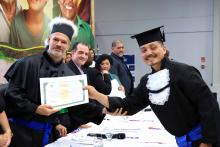 Na noite de quarta-feira, 18, a Universidade do Estado do Pará (Uepa) realizou a outorga de grau das primeiras turmas de graduação em Parauapebas, no sudeste do Pará. Ao todo, 37 alunos receberam seu diploma nas áreas de Licenciatura em Matemática, Bacharelado em Engenharia de Software e Licenciatura em Ciências Biológicas. Foto: Sidney Oliveira/Ascom Uepa.