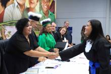 Na noite de quarta-feira, 18, a Universidade do Estado do Pará (Uepa) realizou a outorga de grau das primeiras turmas de graduação em Parauapebas, no sudeste do Pará. Ao todo, 37 alunos receberam seu diploma nas áreas de Licenciatura em Matemática, Bacharelado em Engenharia de Software e Licenciatura em Ciências Biológicas. Foto: Sidney Oliveira/Ascom Uepa.