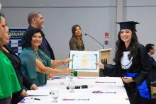 Na noite de quarta-feira, 18, a Universidade do Estado do Pará (Uepa) realizou a outorga de grau das primeiras turmas de graduação em Parauapebas, no sudeste do Pará. Ao todo, 37 alunos receberam seu diploma nas áreas de Licenciatura em Matemática, Bacharelado em Engenharia de Software e Licenciatura em Ciências Biológicas. Foto: Sidney Oliveira/Ascom Uepa.
