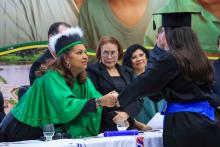 Na noite de quarta-feira, 18, a Universidade do Estado do Pará (Uepa) realizou a outorga de grau das primeiras turmas de graduação em Parauapebas, no sudeste do Pará. Ao todo, 37 alunos receberam seu diploma nas áreas de Licenciatura em Matemática, Bacharelado em Engenharia de Software e Licenciatura em Ciências Biológicas. Foto: Sidney Oliveira/Ascom Uepa.