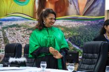 Na noite de quarta-feira, 18, a Universidade do Estado do Pará (Uepa) realizou a outorga de grau das primeiras turmas de graduação em Parauapebas, no sudeste do Pará. Ao todo, 37 alunos receberam seu diploma nas áreas de Licenciatura em Matemática, Bacharelado em Engenharia de Software e Licenciatura em Ciências Biológicas. Foto: Sidney Oliveira/Ascom Uepa.