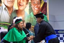 Na noite de quarta-feira, 18, a Universidade do Estado do Pará (Uepa) realizou a outorga de grau das primeiras turmas de graduação em Parauapebas, no sudeste do Pará. Ao todo, 37 alunos receberam seu diploma nas áreas de Licenciatura em Matemática, Bacharelado em Engenharia de Software e Licenciatura em Ciências Biológicas. Foto: Sidney Oliveira/Ascom Uepa.
