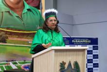 Na noite de quarta-feira, 18, a Universidade do Estado do Pará (Uepa) realizou a outorga de grau das primeiras turmas de graduação em Parauapebas, no sudeste do Pará. Ao todo, 37 alunos receberam seu diploma nas áreas de Licenciatura em Matemática, Bacharelado em Engenharia de Software e Licenciatura em Ciências Biológicas. Foto: Sidney Oliveira/Ascom Uepa.