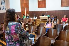  Dezenas de servidores participaram do evento de forma presencial e online. Foto: Sidney Oliveira/Ascom Uepa.