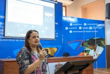  Dezenas de servidores participaram do evento de forma presencial e online. Foto: Sidney Oliveira/Ascom Uepa.