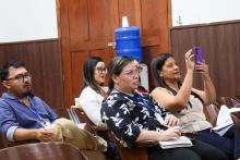  Dezenas de servidores participaram do evento de forma presencial e online. Foto: Sidney Oliveira/Ascom Uepa.