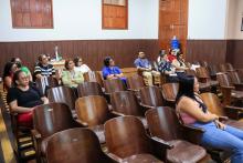  Dezenas de servidores participaram do evento de forma presencial e online. Foto: Sidney Oliveira/Ascom Uepa.