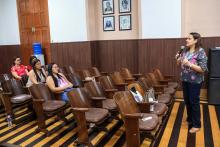  Dezenas de servidores participaram do evento de forma presencial e online. Foto: Sidney Oliveira/Ascom Uepa.