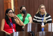  Dezenas de servidores participaram do evento de forma presencial e online. Foto: Sidney Oliveira/Ascom Uepa.