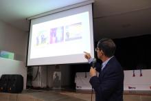 Foi realizada, na tarde da segunda-feira, 28, no auditório do Ueafto, no Ccbs, a palestra Políticas Públicas de Inovação na Amazônia, com o professor Antônio de Lima Mesquita, diretor da Agência de Inovação a Propriedade Intelectual da Universidade do Estado do Amazonas. Na foto, o professor Antônio de Lima Mesquita. Foto: Sidney Oliveira/Ascom Uepa.