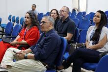 Foi realizada, na tarde da segunda-feira, 28, no auditório do Ueafto, no Ccbs, a palestra Políticas Públicas de Inovação na Amazônia, com o professor Antônio de Lima Mesquita, diretor da Agência de Inovação a Propriedade Intelectual da Universidade do Estado do Amazonas. Foto: Sidney Oliveira/Ascom Uepa.