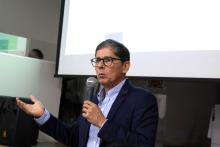 Foi realizada, na tarde da segunda-feira, 28, no auditório do Ueafto, no Ccbs, a palestra Políticas Públicas de Inovação na Amazônia, com o professor Antônio de Lima Mesquita, diretor da Agência de Inovação a Propriedade Intelectual da Universidade do Estado do Amazonas. Na foto, o professor Antônio de Lima Mesquita. Foto: Sidney Oliveira/Ascom Uepa.