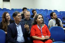 Foi realizada, na tarde da segunda-feira, 28, no auditório do Ueafto, no Ccbs, a palestra Políticas Públicas de Inovação na Amazônia, com o professor Antônio de Lima Mesquita, diretor da Agência de Inovação a Propriedade Intelectual da Universidade do Estado do Amazonas. Foto: Sidney Oliveira/Ascom Uepa.
