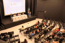 Lançamento do Programa PET - Saúde Digital do Campus de  Ananindeua. O lançamento aconteceu no auditório da Usina da Paz do Icuí-Guajará, na tarde da quinta-feira, 21.Foto: Sidney Oliveira/Ascom Uepa.