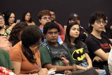 Lançamento do Programa PET - Saúde Digital do Campus de  Ananindeua. O lançamento aconteceu no auditório da Usina da Paz do Icuí-Guajará, na tarde da quinta-feira, 21. Foto: Sidney Oliveira/Ascom Uepa.