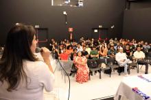 Lançamento do Programa PET - Saúde Digital do Campus de  Ananindeua. O lançamento aconteceu no auditório da Usina da Paz do Icuí-Guajará, na tarde da quinta-feira, 21. Foto: Sidney Oliveira/Ascom Uepa.