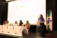 Lançamento do Programa PET - Saúde Digital do Campus de  Ananindeua. O lançamento aconteceu no auditório da Usina da Paz do Icuí-Guajará, na tarde da quinta-feira, 21. Na foto, a Vice-reitora, professora Ilma Pastana. Foto: Sidney Oliveira/Ascom Uepa.