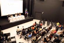 Lançamento do Programa PET - Saúde Digital do Campus de  Ananindeua. O lançamento aconteceu no auditório da Usina da Paz do Icuí-Guajará, na tarde da quinta-feira, 21. Foto: Sidney Oliveira/Ascom Uepa.